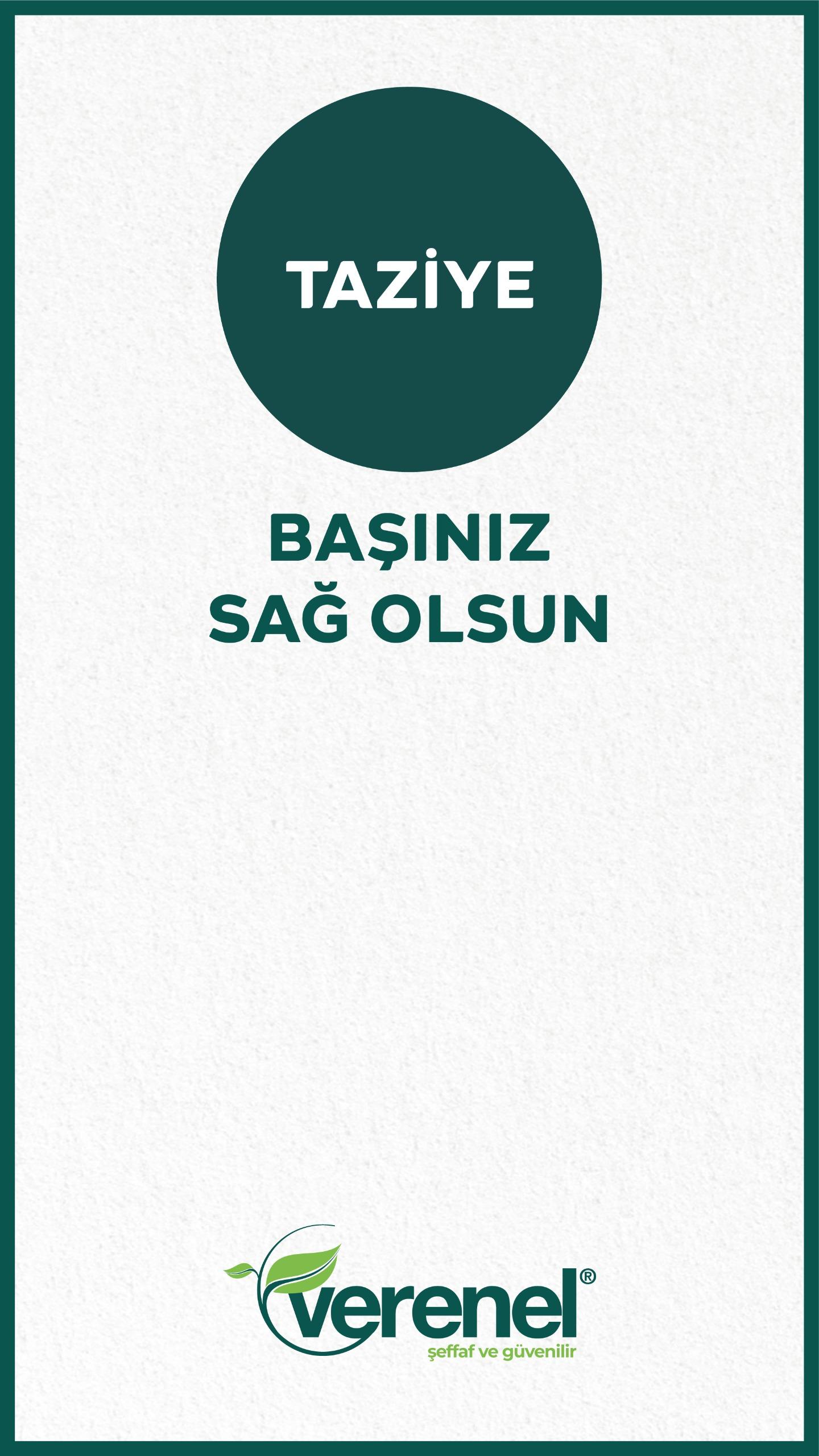başınız sağ olsun