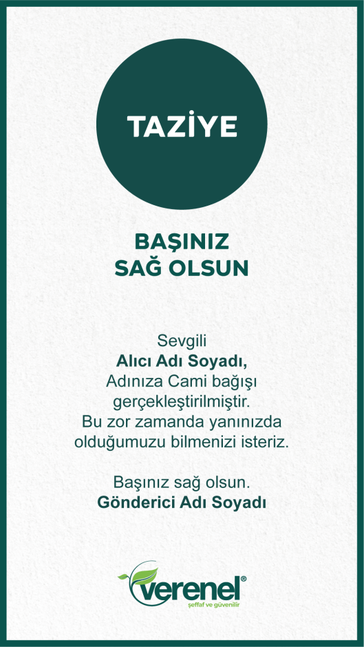 Başınız Sağ Olsun