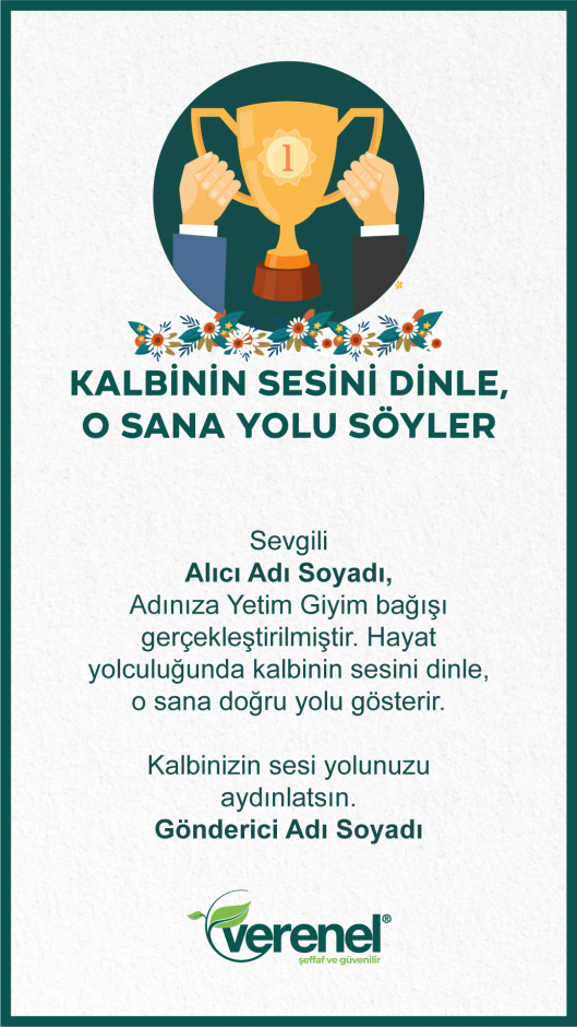 Kalbinin Sesini Dinle, O Sana Yolu Söyler