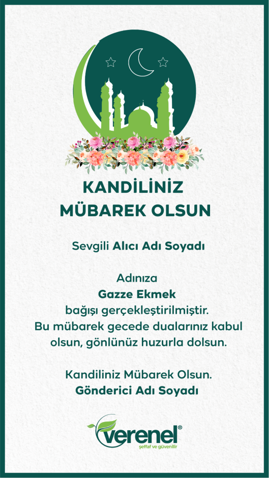 Kandiliniz Mübarek Olsun
