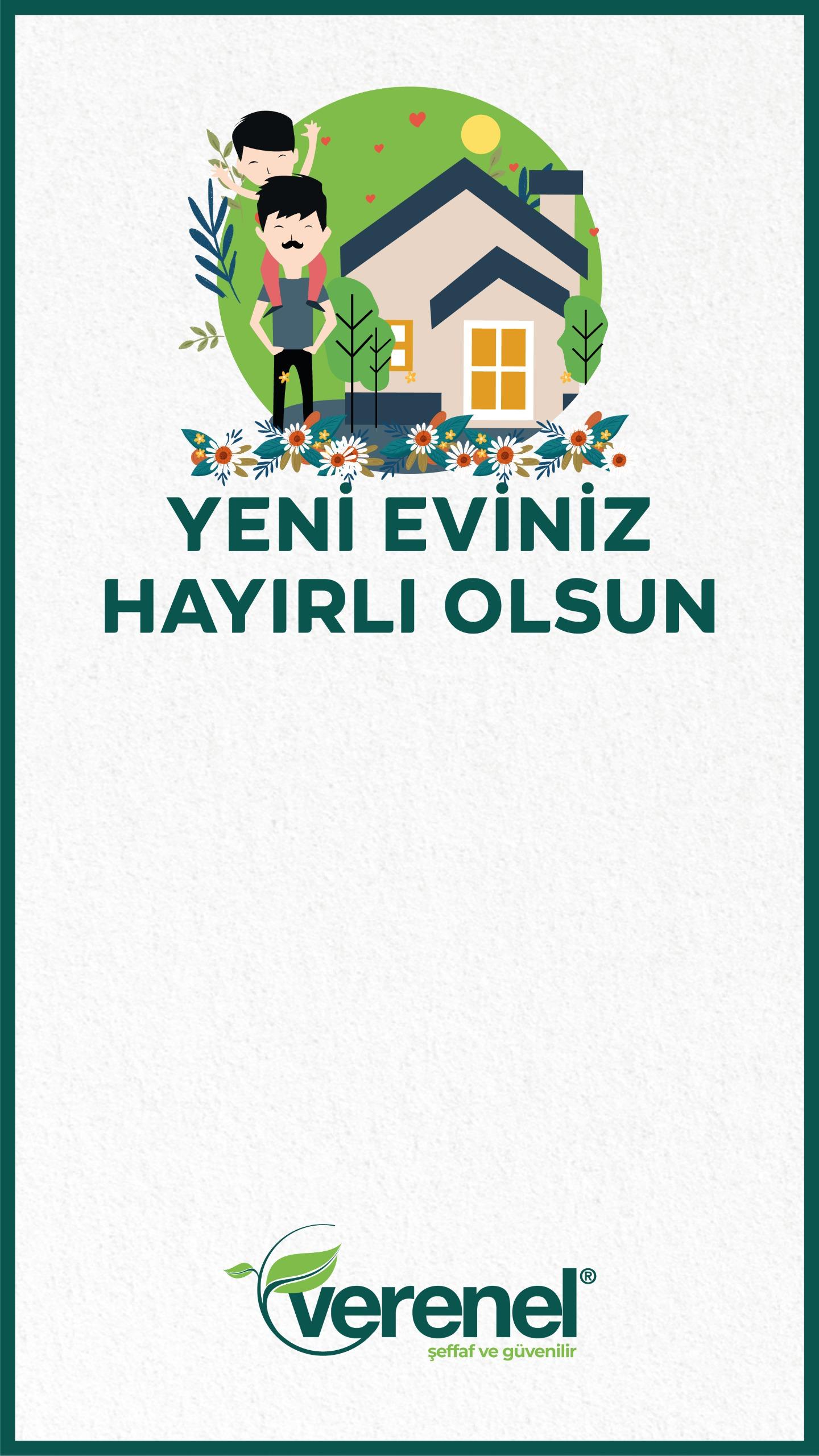 yeni eviniz hayırlı olsun