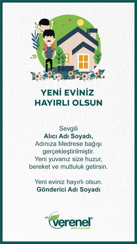 Yeni Eviniz Hayırlı Olsun